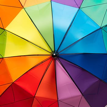 Background with an open umbrella generated by artificial intelligence