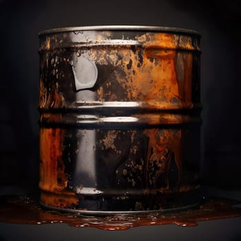 A symbolic photo on the subject of crude oil generated by artificial intelligence