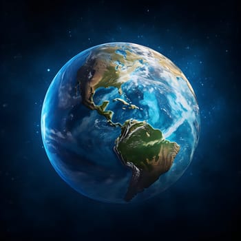 Photo of a globe generated by artificial intelligence