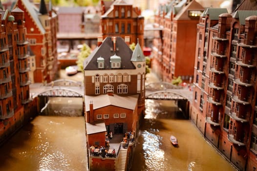 Miniatur Wunderland Hamburg in Germany, Speicherstadt, museum with miniature model construction of the world, 12.12.2023