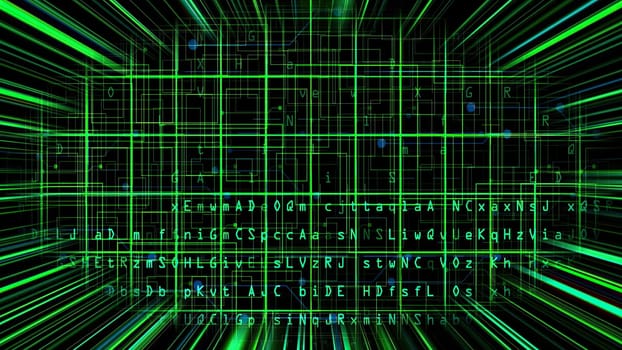 Code data with light rays concept,Code data with light rays concept