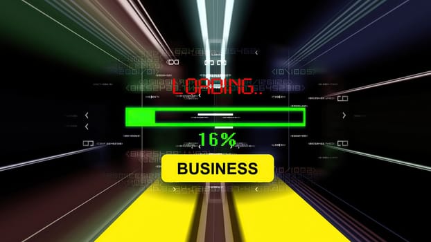 Business loading progress bar on the screen,Business loading progress bar on the screen