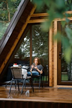 Escape from the bustling city. Privacy in nature in silence