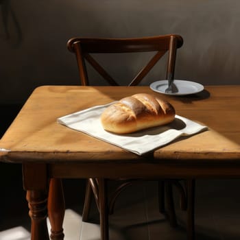 Savory Loaf bakery bread. Pastry rustic. Generate AI