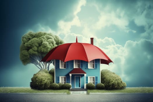 Comprehensive Home insurance protection. Care sell. Generate Ai