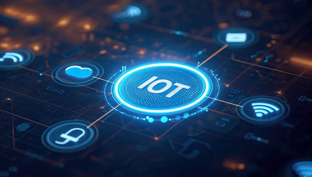 Central Hub Connecting Various IOT Devices