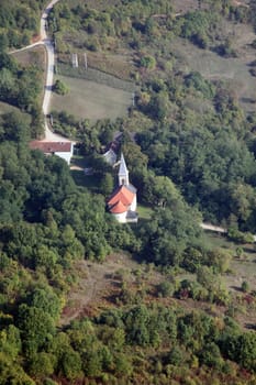 The parish church of St. Catherine of Alexandria in Ribnicki Kunic, Croatia