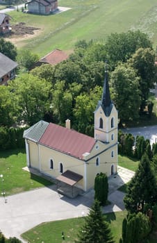 The parish church of St. John the Baptist in Gornji Desinec, Croatia