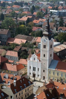 The parish church of St. Anne in Krizevci, Croatia