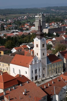 The parish church of St. Anne in Krizevci, Croatia