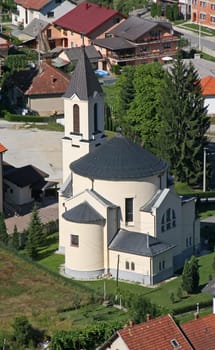 Parish church of the St. George in Durmanec, Zagorje region, Croatia