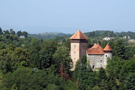 The old town of Dubovac overlooks the Croatian city of Karlovac