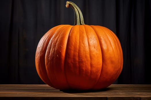 Aromatic Orange fresh pumpkin. Farm food. Generate Ai