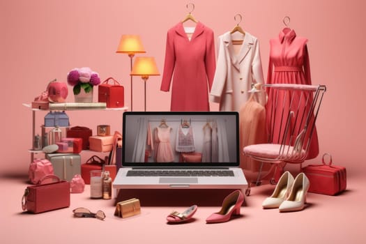 Manageable Online shopping cart. Store delivery. Generate Ai
