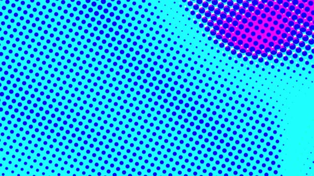Abstract colorful halftone. Computer generated 3d render