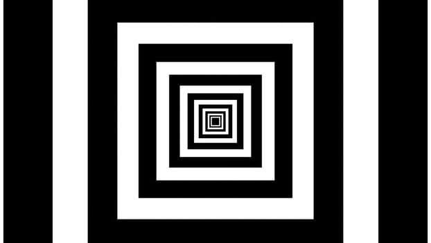 Abstract black strokes. Computer generated 3d render