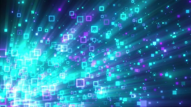 Digital backdrop with squares stroke. Computer generated 3d render