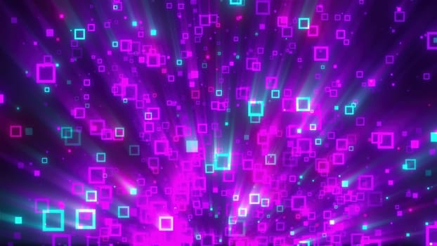 Digital backdrop with squares stroke. Computer generated 3d render