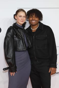 RIck Azas and Theresa Kirchner, Channel Aid Live in Concert by JBL at Elbphilharmonie on January 12, 2024 in Hamburg