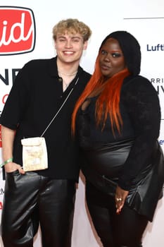 Marek Fritz and Estefania, Channel Aid Live in Concert by JBL at Elbphilharmonie on January 12, 2024 in Hamburg