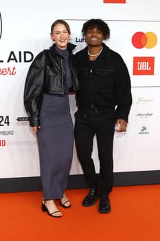 RIck Azas and Theresa Kirchner, Channel Aid Live in Concert by JBL at Elbphilharmonie on January 12, 2024 in Hamburg