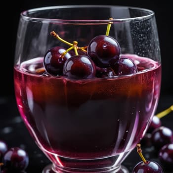 Delicious chokeberry juice
