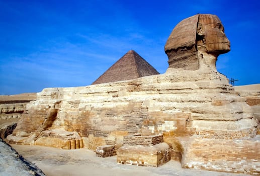 Architectural heritage of the ancient Egyptian civilization. Great Sphinx