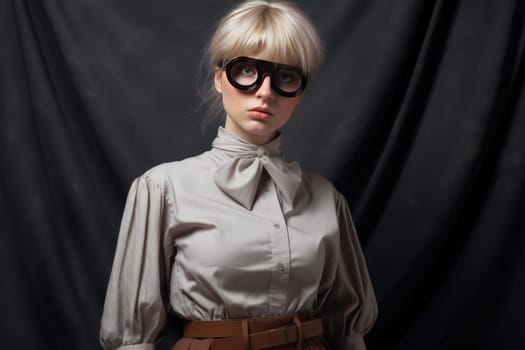 Stylish Collage pieces outfit cute girl. Positive creative. Generate Ai