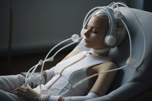 Reliable Patient connected monitoring. Patient help remote. Generate Ai