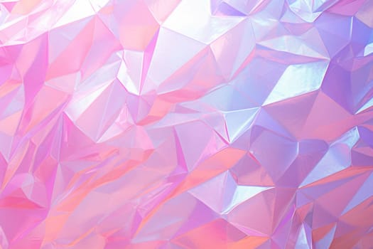 Reflective Pink dusted holographic slime. Digital pearl. Generate Ai