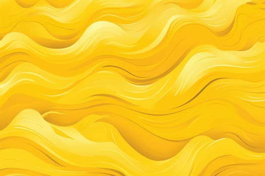Radiant Yellow sea background. Water nature. Generate Ai