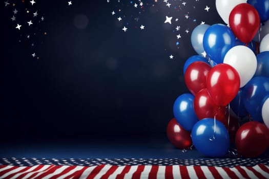 Commemorative Patriot day mockup. America labor national. Generate Ai