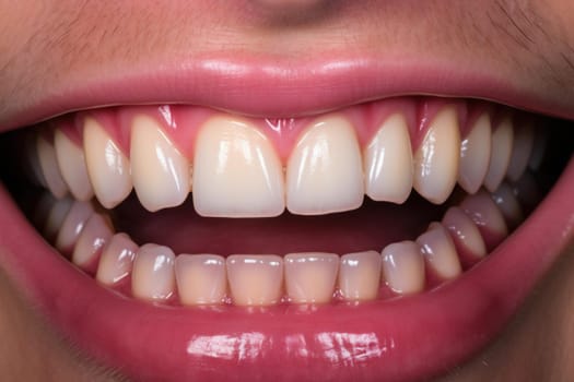 Friendly Smile dental man. Visit beauty. Generate Ai