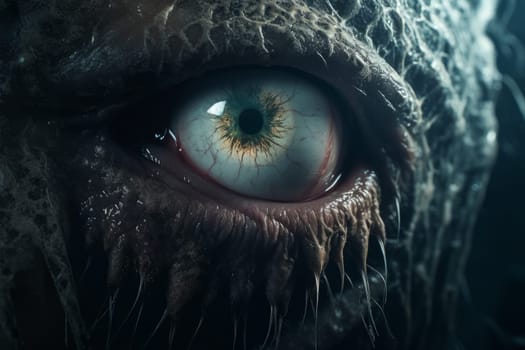 Menacing Horror movie monster. Scary evil. Generate Ai