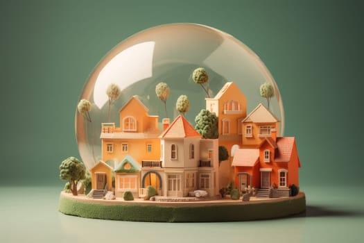 Interest-bearing Mortgage loan. Deal credit sale. Generate Ai