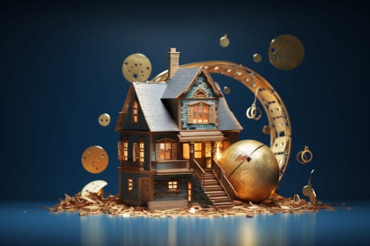Long-term Mortgage loan. Deal credit sale. Generate Ai