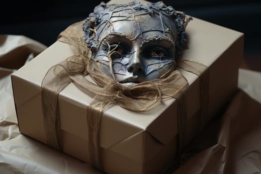 Thoughtful gift box. Small beauty happy. Generate Ai