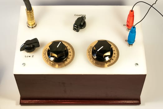 A homebrew crystal radio receiver