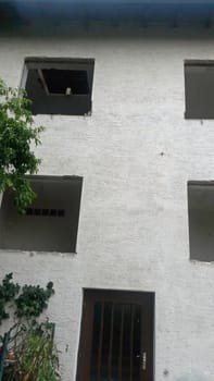 Detail of old building Repair of an apartment in need of renovation