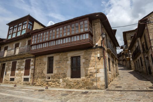 Old houses of Puebla de Sanabria, Castilla y Leon, Spain