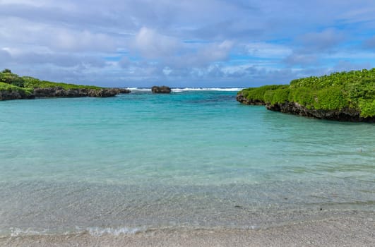 Beach on Efate Island, Vanuatu, near Port Vila - famous beach on the east coast