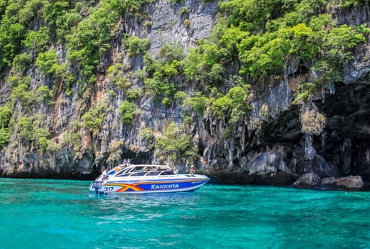 The rocks and hills near Phuket. Beaches of Thailand