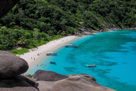 The rocks and hills near Phuket. Beaches of Thailand