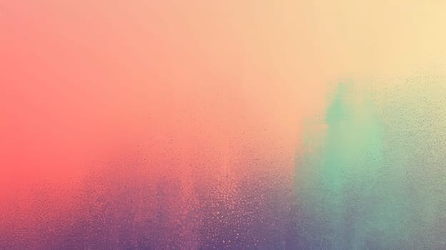 Holographic noised grainy gradient abstract background. Generative AI design