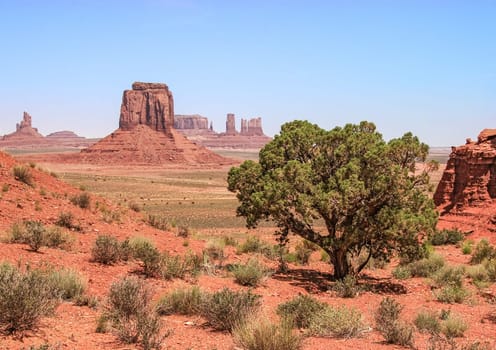 hoodoos in  Monument Valley, Arizona, USA