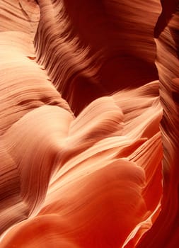 Antelopes Canyon near page, the world famoust slot canyon in the  Antelope Canyon Navajo Tribal Park