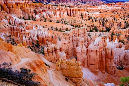 scenic Bryce canyon in afternoon light, USA