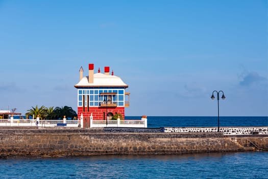 casa Juanita or The Blue House in Arrieta, lanzarote