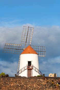 beautiful windmill in lanzarote