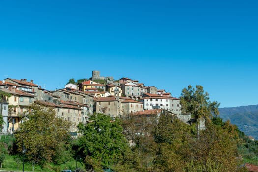 scenic small village of Vellano in the tuscany area in Italy
